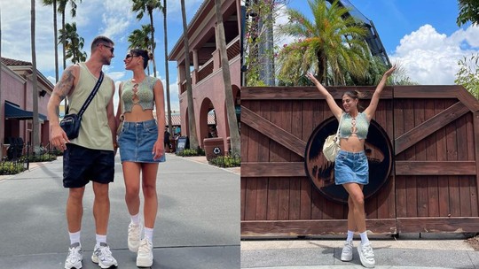 Mari Gonzalez abre álbum de fotos de viagem para Orlando ao lado de Jonas
