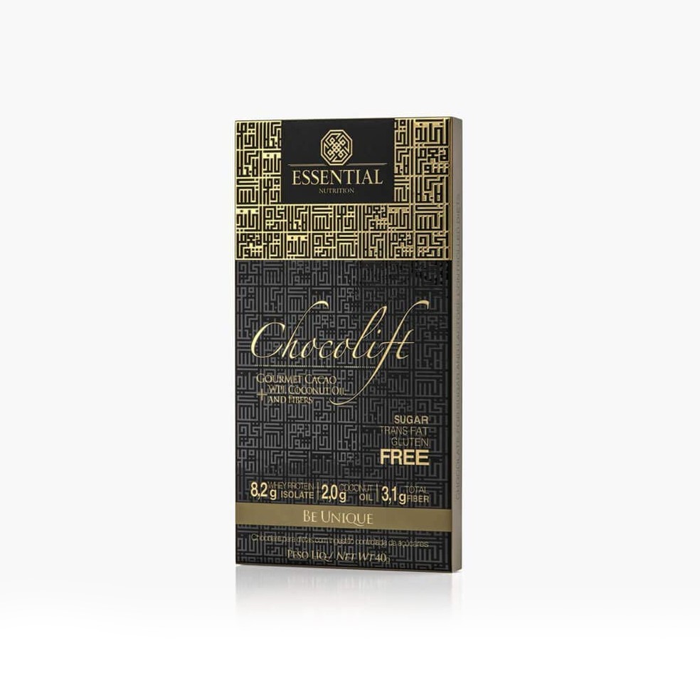 Chocolift (40g) - Be Unique, Essential Nutrition — Foto: Reprodução/ Amazon