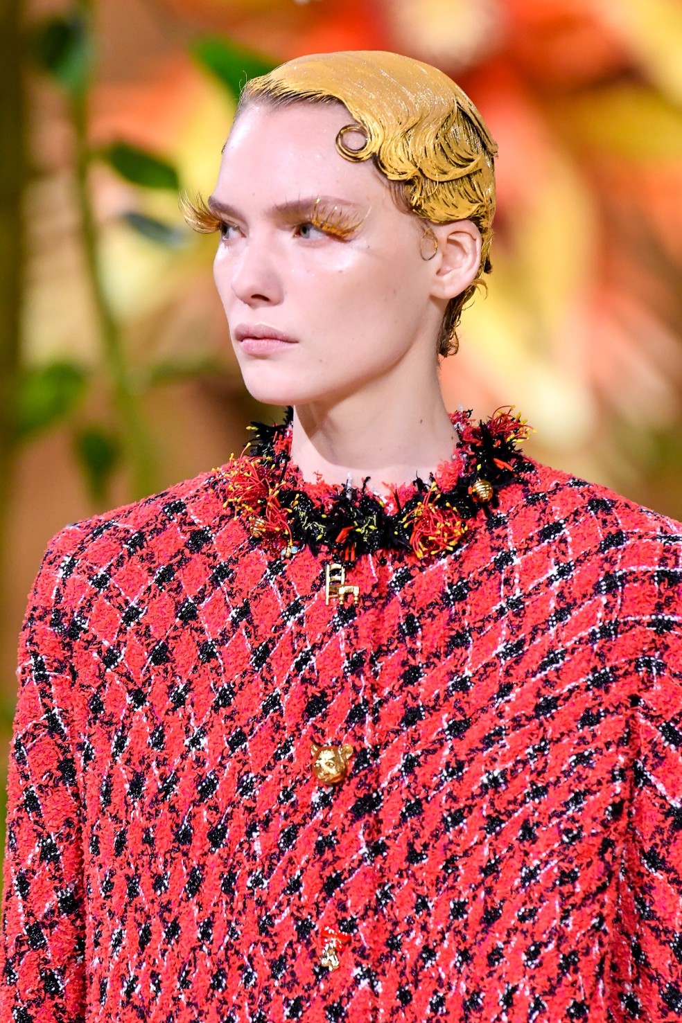 Beleza desfile Chanel Alta-costura — Foto: Getty Images
