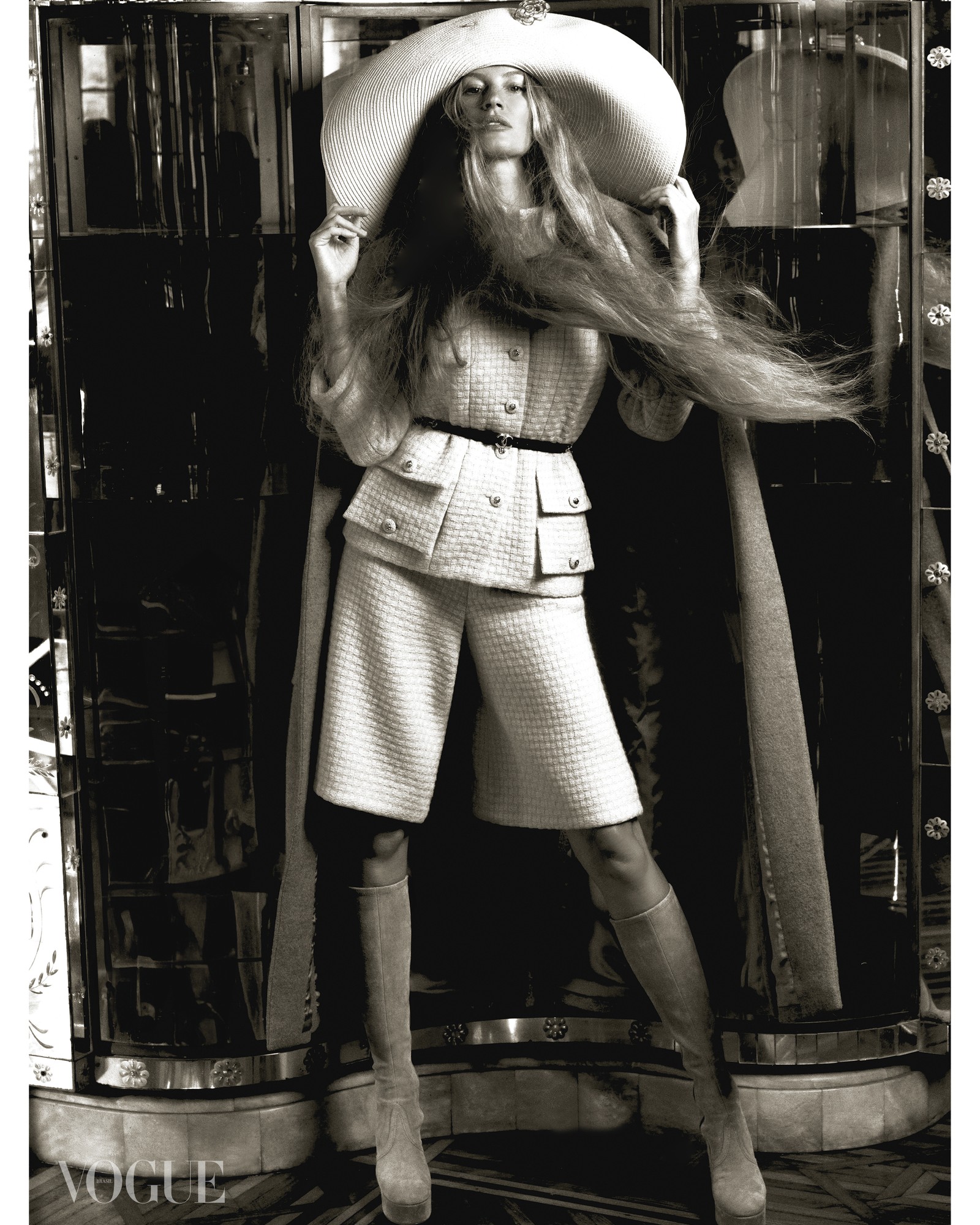 Os bastidores da capa da Vogue Brasil de setembro de 2024 com Gisele ...