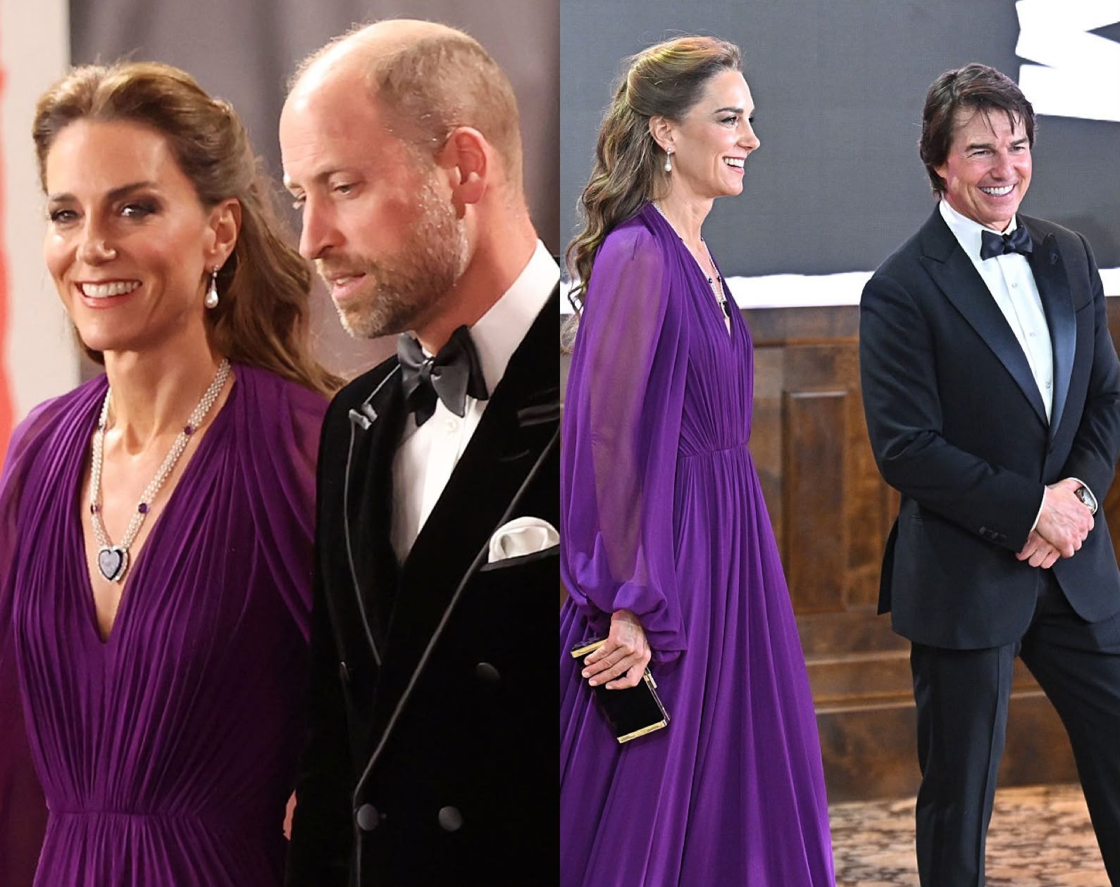 Kate Middleton e William brilham em estreia de filme ao lado de Tom Cruise