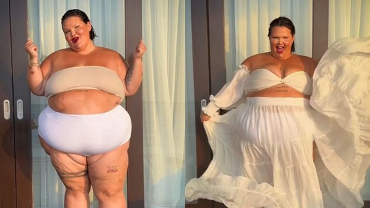 Top plus size Tess Holliday capricha na lingerie sexy e manda recado para  haters - Quem