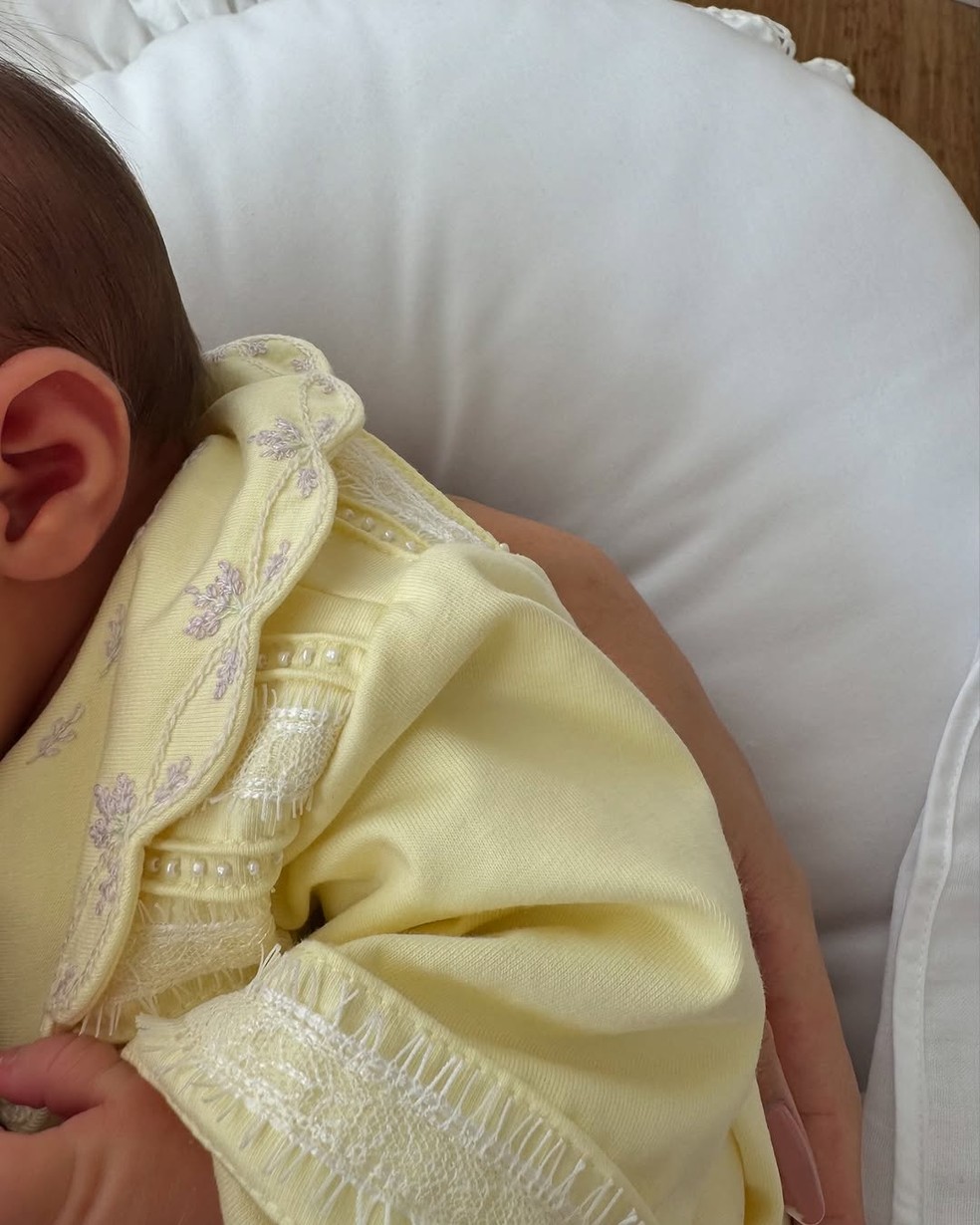 Serena, filha de Luan Santana e Jade Magalhães — Foto: Reprodução/Instagram