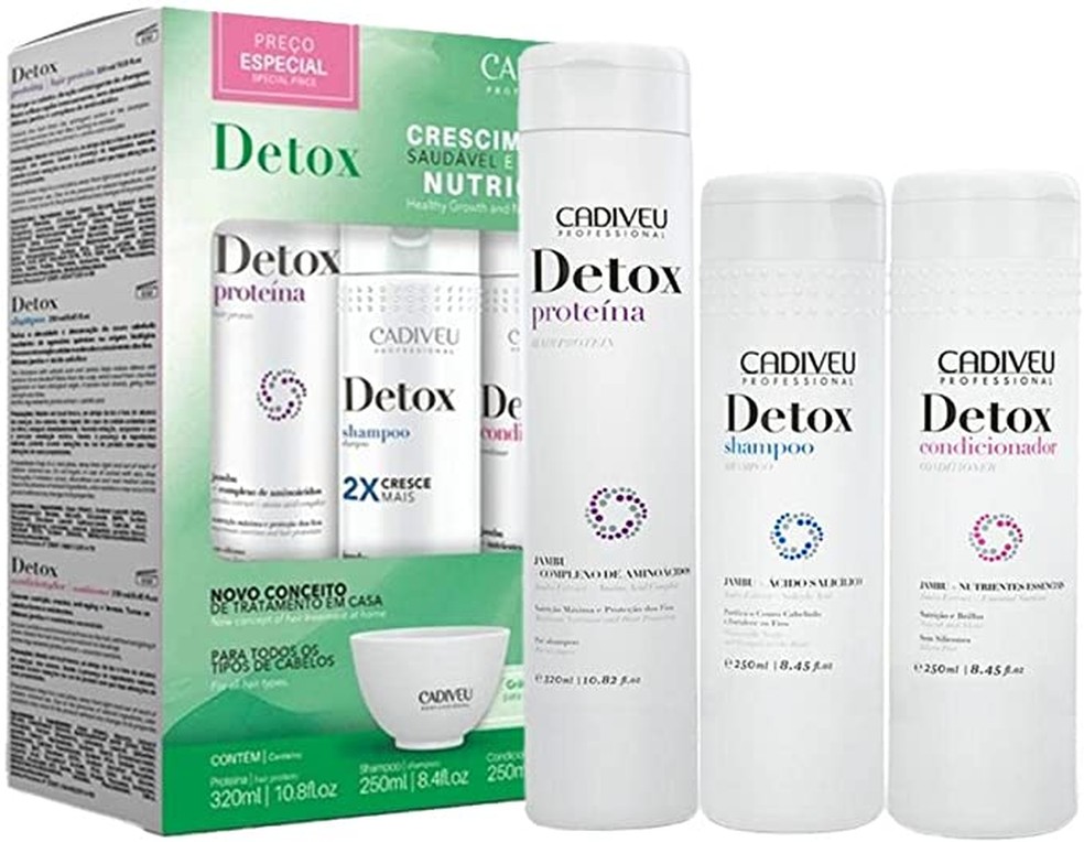 Kit Professional Detox Therapeutic, Cadiveu  — Foto: Reprodução/ Amazon