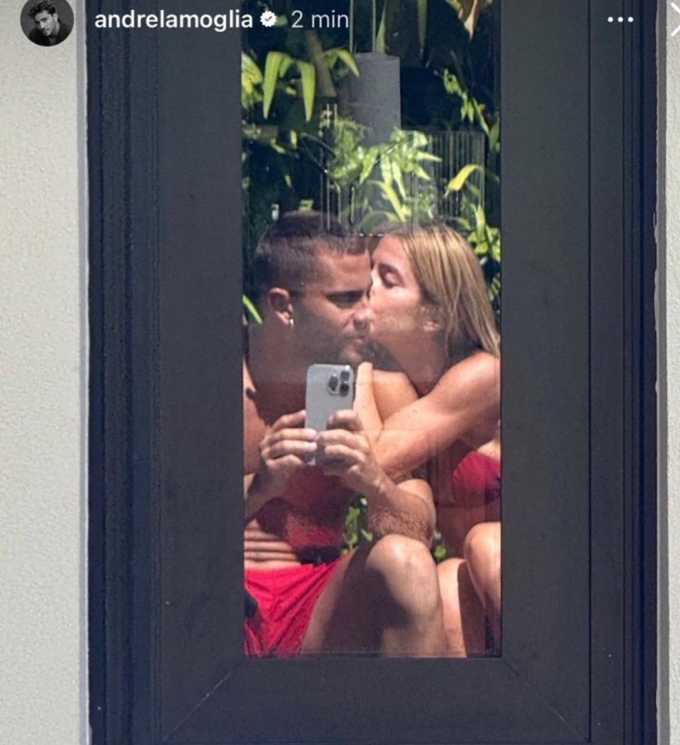 Andre? Lamoglia posta foto com Jade Picon &mdash; Foto: Reprodu&ccedil;&atilde;o/Instagram