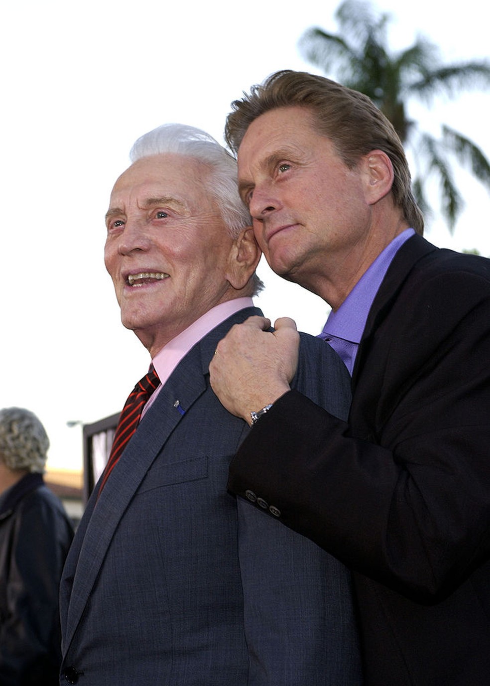 Michael Douglas e Kirk Douglas — Foto: GettyImages