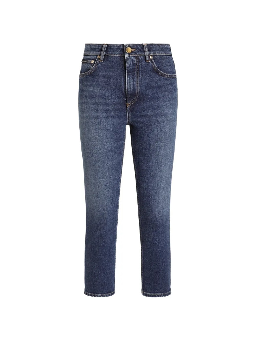 Calça jeans com cinco bolsos, Dolce & Gabbana — Foto: Reprodução