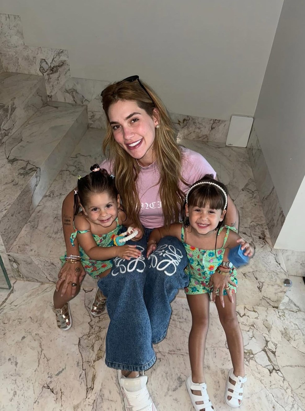Virginia Fonseca com as filhas — Foto: Reprodução/Instagram