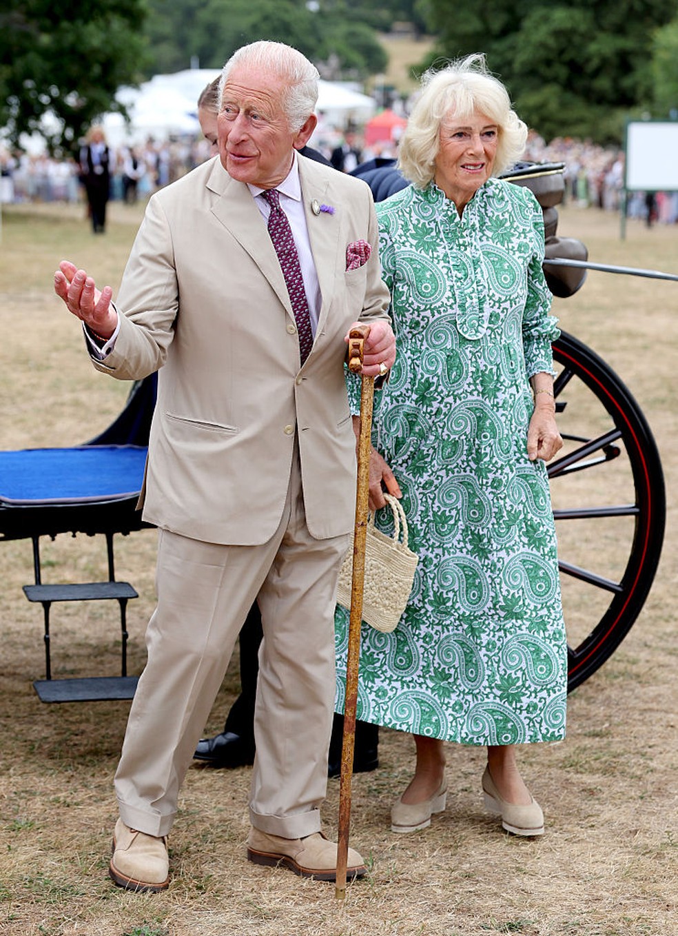 Rei Charles e Rainha Camilla — Foto: GettyImages