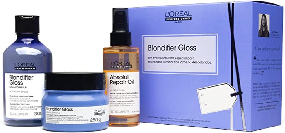 Kit Professionnel Blondifier Trio, L'Oréal  — Foto: Reprodução/ Amazon