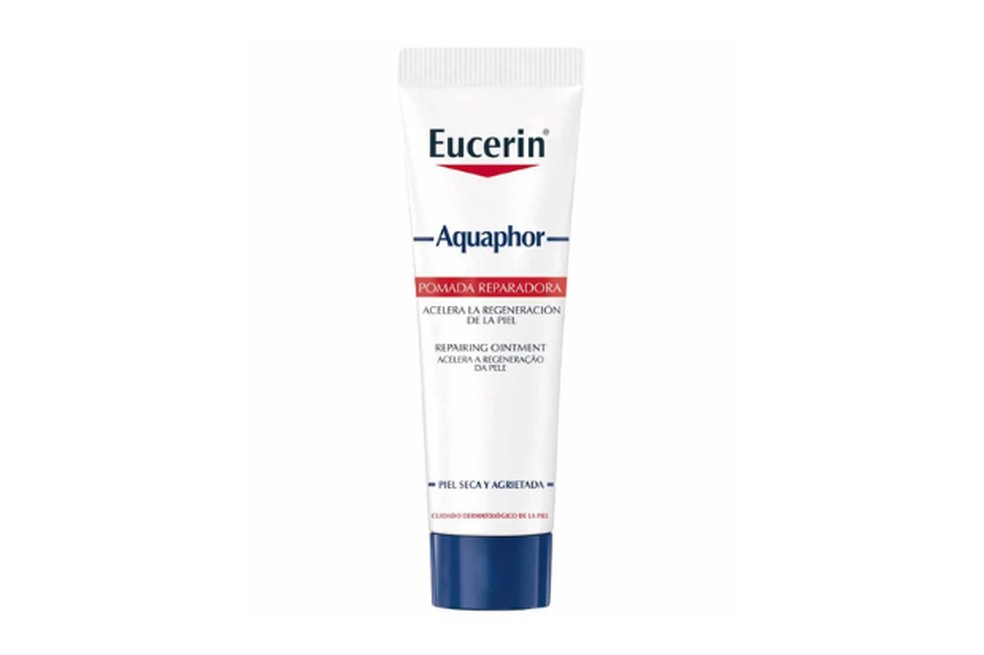 Pomada labial reparadora Aquaphor Duopack, Eucerin — Foto: Reprodução