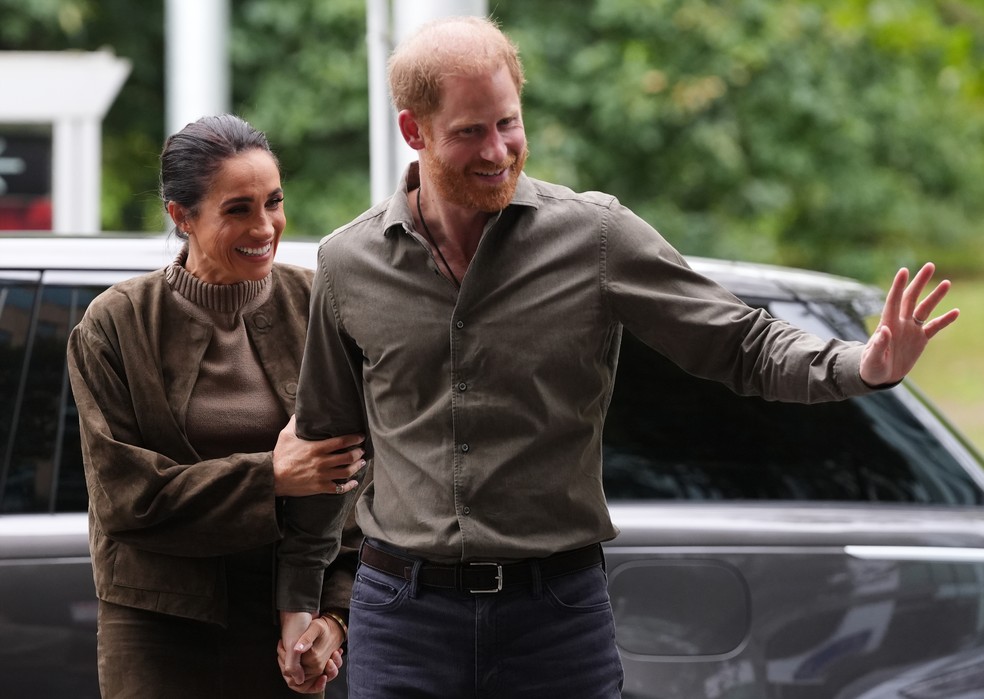 Meghan Markle e Príncipe Harry — Foto: Getty Images