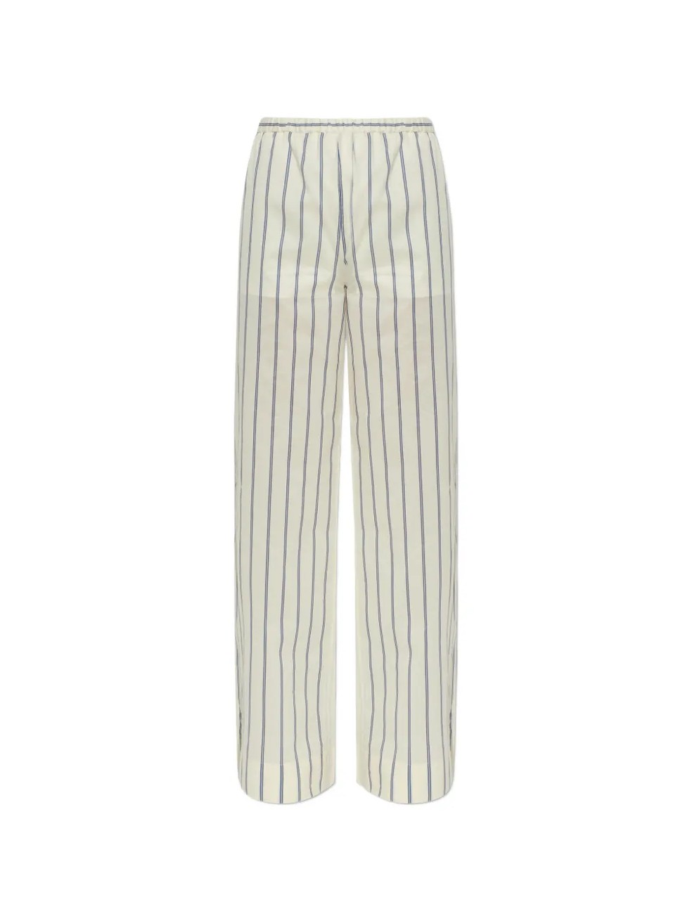 Calça wide leg listrada, Moncler — Foto: Reprodução