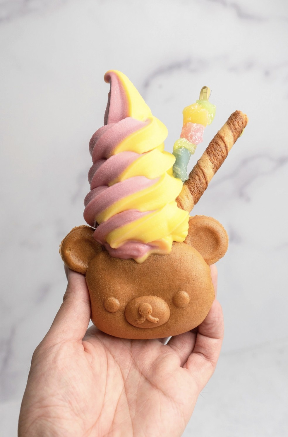 Taiyaki com sorvete dos mais variados sabores — Foto: Divulgação