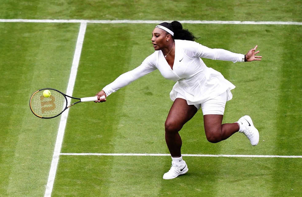 Serena Williams em Wimbledon, 2022 — Foto: Getty Images