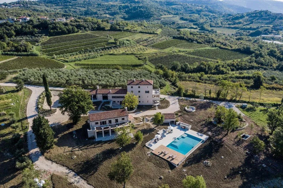 Vista sobre Stanzia Baracija em Istria — Foto: Divulgação
