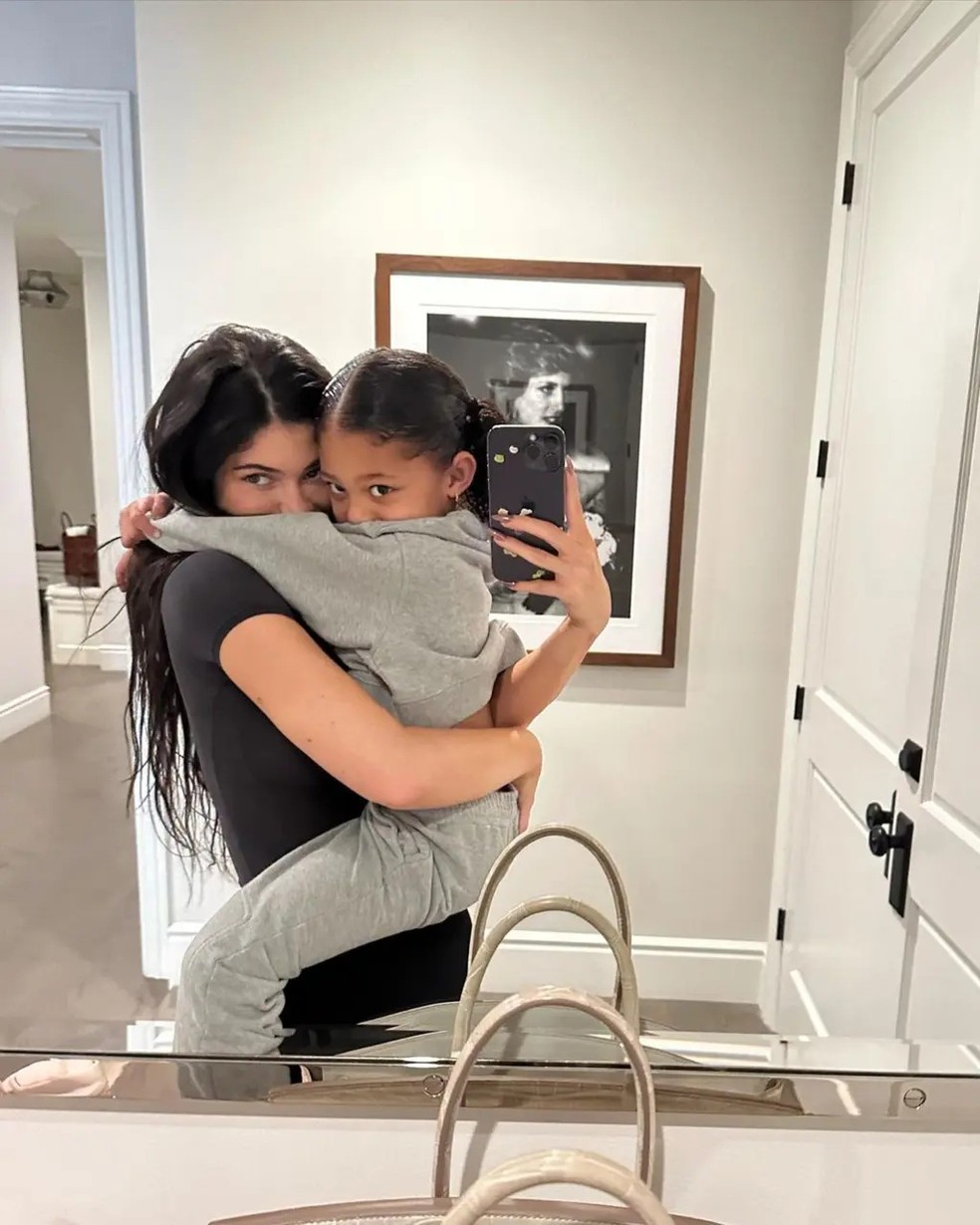 Kylie Jenner e Stormi — Foto: Reprodução/Instagram